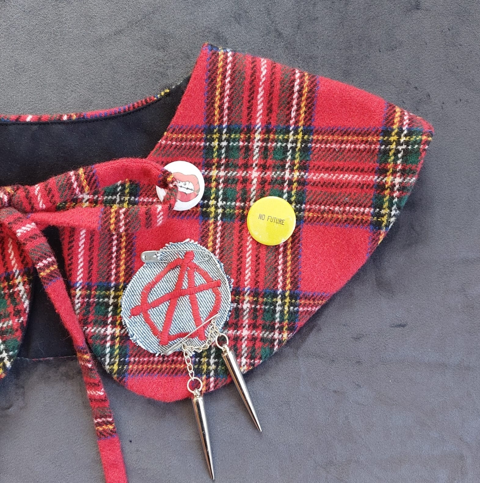 Angry Nancy punk collar