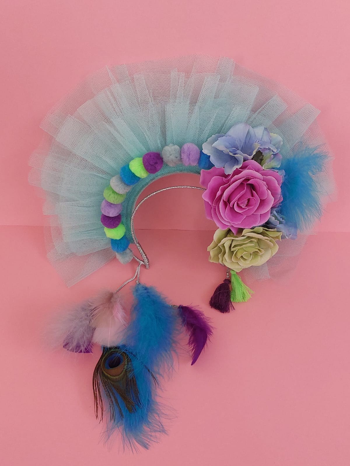 Blue Festival Headdress